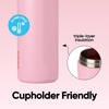 Owala FreeSip Kids Stainless Steel Water Bottle 16 oz Trail On(Angel Food Cake)