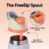 Owala FreeSip Kids Stainless Steel Water Bottle 16 oz Trail On(Beach House)