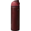 Owala FreeSip Kids Stainless Steel Water Bottle 16 oz Trail On(Black Cherry)