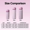 Owala FreeSip Kids Stainless Steel Water Bottle 16 oz Trail On(Lilac You A Lot)