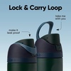 Owala FreeSip Kids Stainless Steel Water Bottle 16 oz Trail On(Lost Signal)