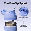 Owala FreeSip Kids Stainless Steel Water Bottle 16 oz Trail On(Out of the Blue)