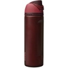 Owala FreeSip Kids Stainless Steel Water Bottle 16 oz Trail On(Black Cherry)