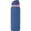 Owala FreeSip Kids Stainless Steel Water Bottle 16 oz Trail On(Blue Jay)