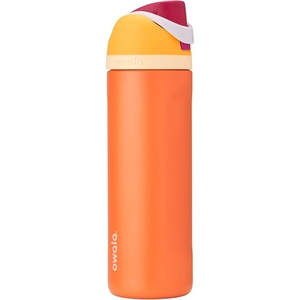Owala FreeSip Kids Stainless Steel Water Bottle 16 oz Trail On(Citrus Crush)