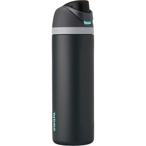 Owala FreeSip Kids Stainless Steel Water Bottle 16 oz Trail On(Foggy Tide)
