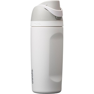 Owala FreeSip Kids Stainless Steel Water Bottle 16 oz Trail On(Shy Marshmallow)