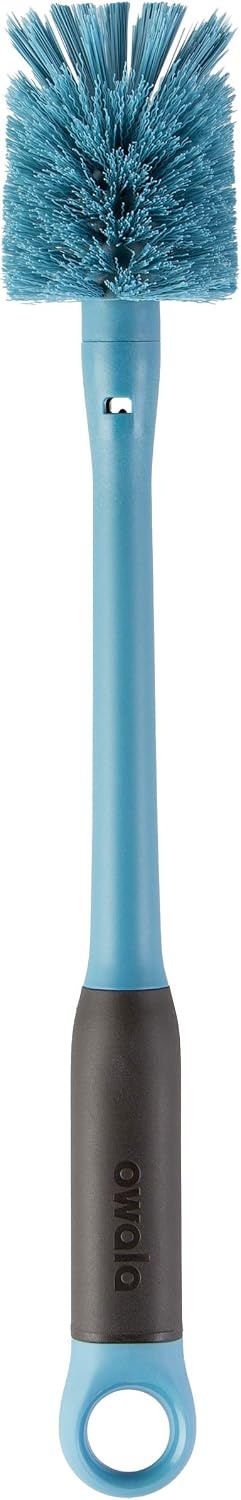 image:imageOwala 24oz FreeSip Twist Insulated Stainless Steel Water Bottle and 2in1 Bottle Brush Cleaner Set Blue