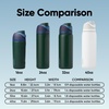 Owala Kids FreeSip Insulated Stainless Steel Water Bottle with Straw for Sports, Travel, and School BPA-Free Sports Water Bottle, 16 oz, Black Cherry(Lost Signal)