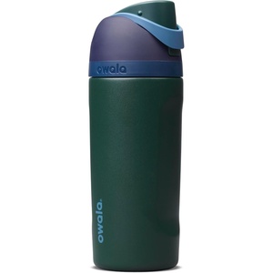 Owala Kids FreeSip Insulated Stainless Steel Water Bottle with Straw for Sports, Travel, and School BPA-Free Sports Water Bottle, 16 oz, Black Cherry(Lost Signal)