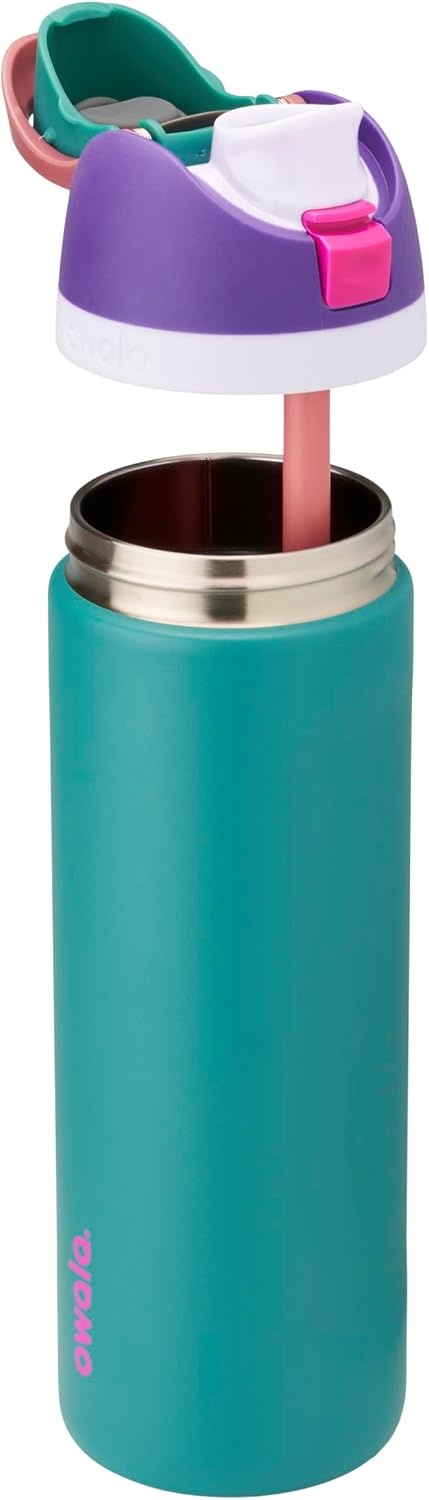 image:imageOwala FreeSip Stainless Steel Water Bottle 32 oz Round We Ghost80s Ski Slopes