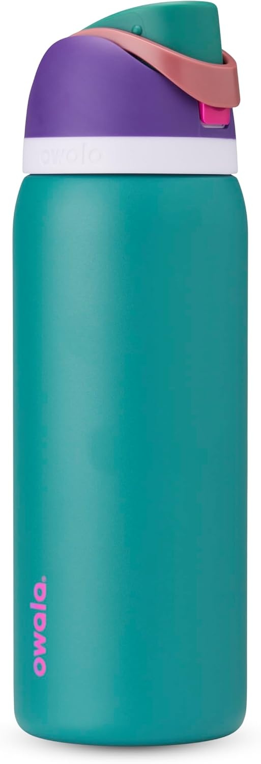 image:imageOwala FreeSip Stainless Steel Water Bottle 32 oz Round We Ghost80s Ski Slopes