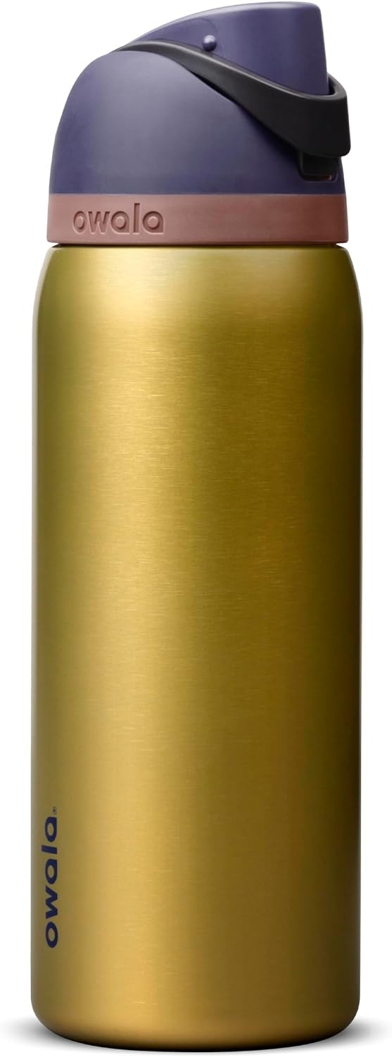 image:imageOwala FreeSip Stainless Steel Water Bottle 32 oz Round We GhostBold Move