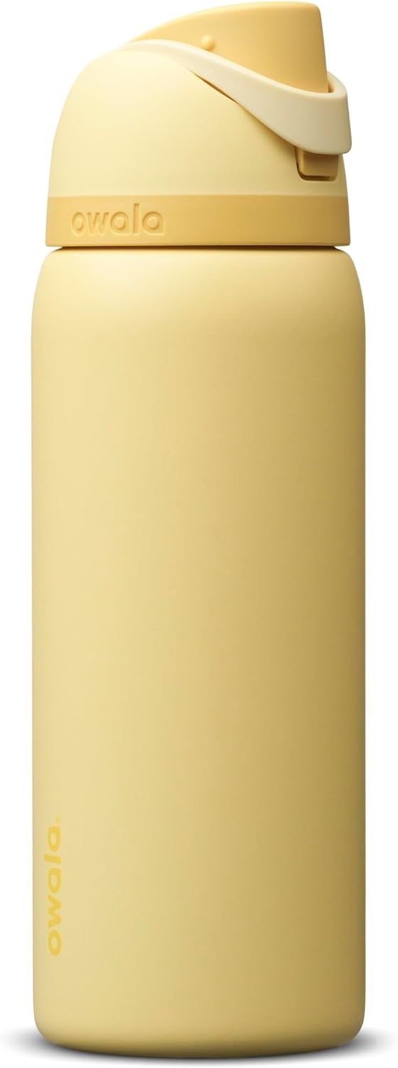 image:imageOwala FreeSip Stainless Steel Water Bottle 32 oz Round We GhostButter Half