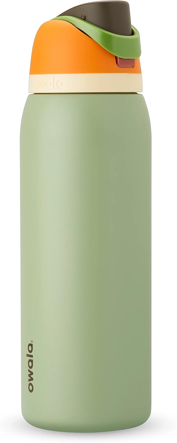 image:imageOwala FreeSip Stainless Steel Water Bottle 32 oz Round We GhostCamo Cool