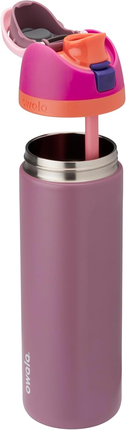 image:imageOwala FreeSip Stainless Steel Water Bottle 32 oz Round We GhostCrown Jewel