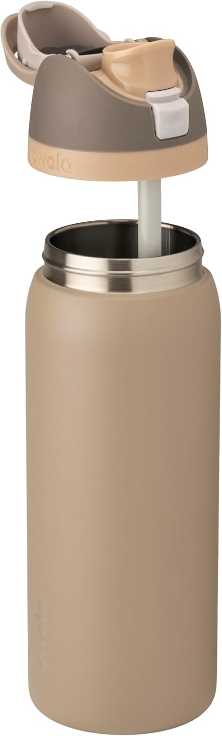 image:imageOwala FreeSip Stainless Steel Water Bottle 32 oz Round We GhostDown to Earth