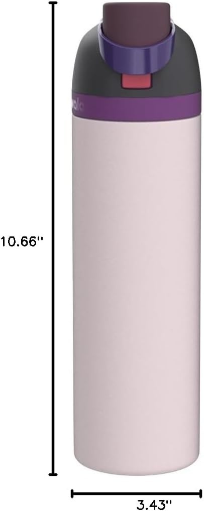 image:imageOwala FreeSip Stainless Steel Water Bottle 32 oz Round We GhostDreamy Field