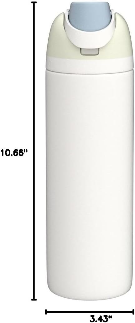 image:imageOwala FreeSip Stainless Steel Water Bottle 32 oz Round We GhostIced Breeze
