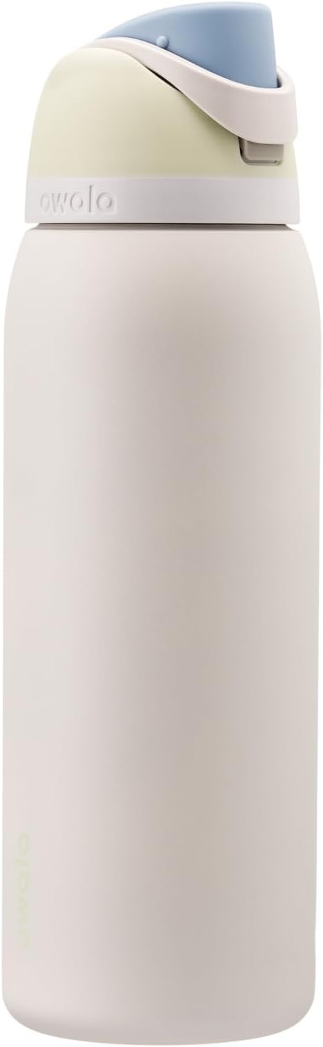 image:imageOwala FreeSip Stainless Steel Water Bottle 32 oz Round We GhostIced Breeze
