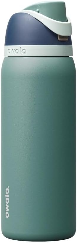 image:imageOwala FreeSip Stainless Steel Water Bottle 32 oz Round We GhostJoshua Tree