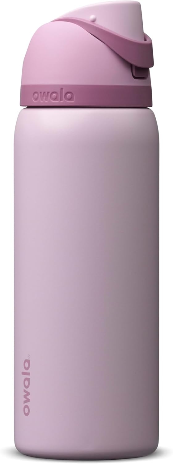 image:imageOwala FreeSip Stainless Steel Water Bottle 32 oz Round We GhostLilac You A Lot