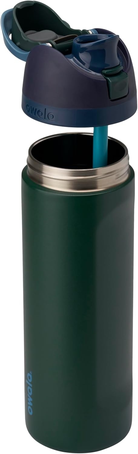 image:imageOwala FreeSip Stainless Steel Water Bottle 32 oz Round We GhostLost Signal