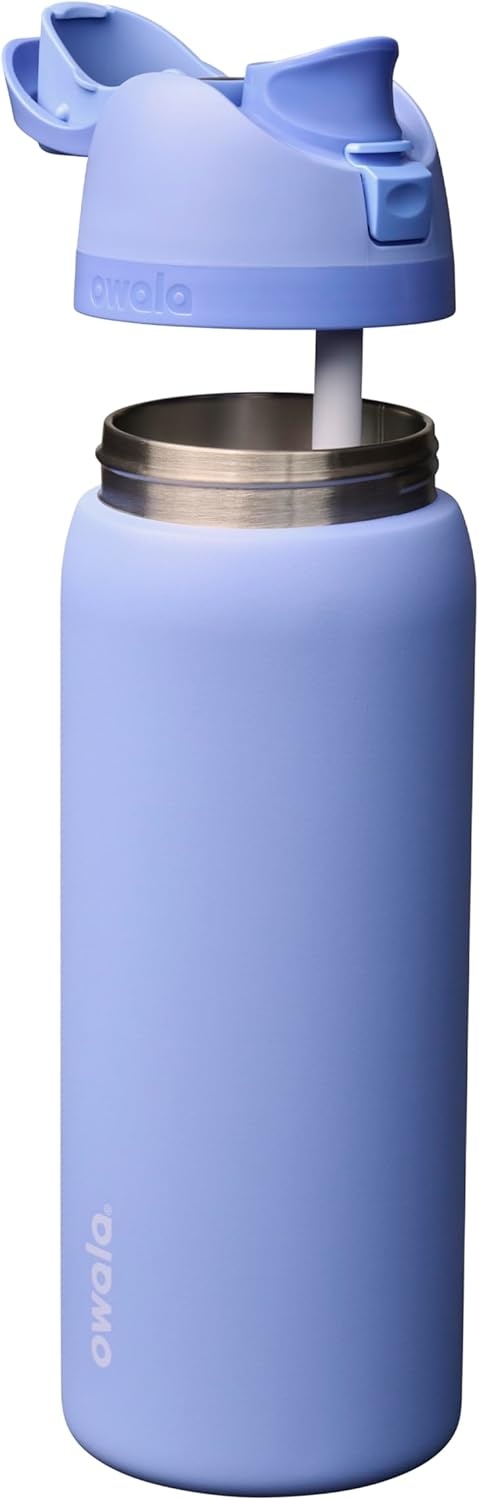 image:imageOwala FreeSip Stainless Steel Water Bottle 32 oz Round We GhostOut of the Blue