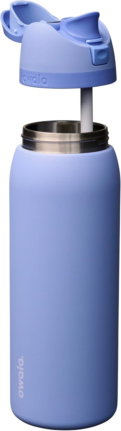 image:imageOwala FreeSip Stainless Steel Water Bottle 32 oz Round We GhostOut of the Blue