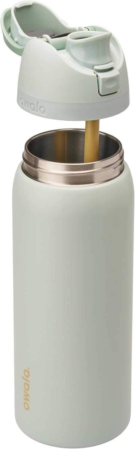 image:imageOwala FreeSip Stainless Steel Water Bottle 32 oz Round We GhostSummer Paradise