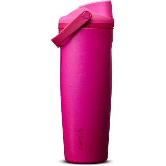 image:imageOwala 30fl oz Stainless Steel FreeSip Sway Water Bottle Read My Lips