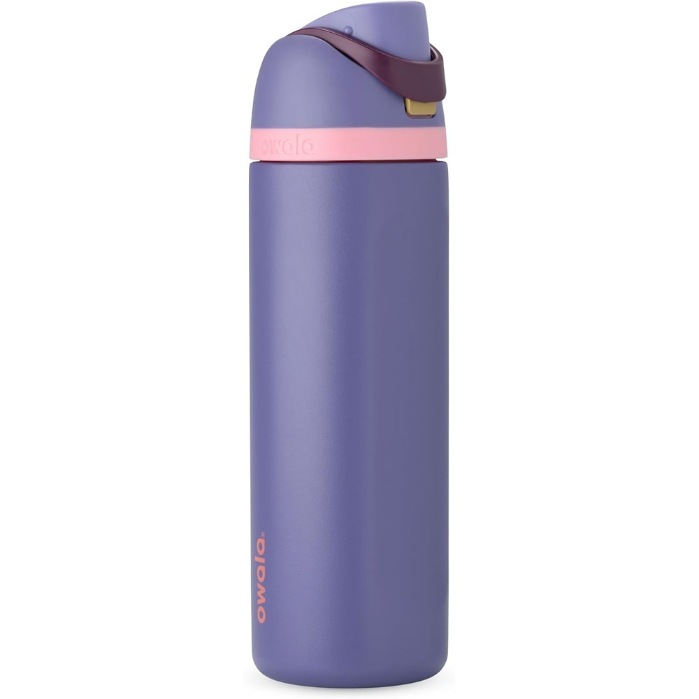 image:imageOwala FreeSip Stainless Steel Water Bottle 32 oz Round We GhostBlue Jay