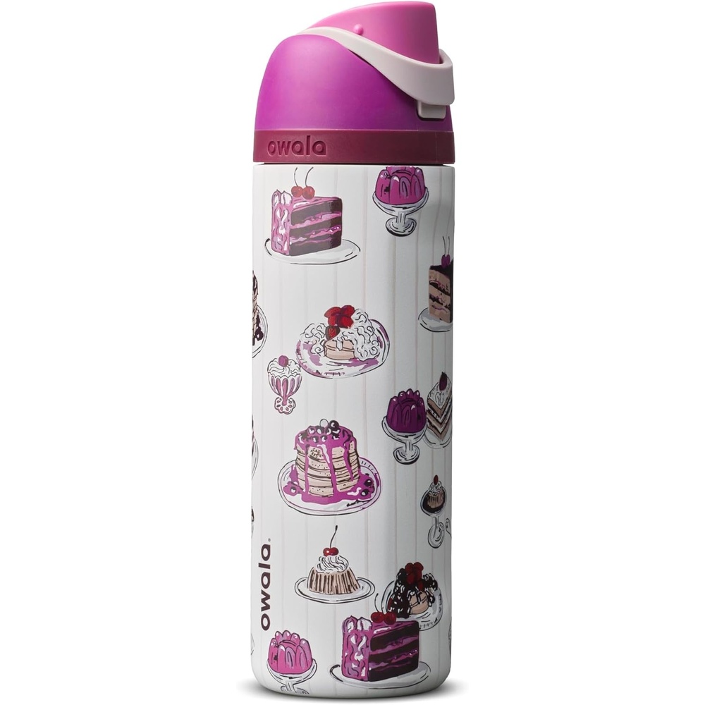 image:imageOwala FreeSip Stainless Steel Water Bottle 32 oz Round We GhostDelectable Delights