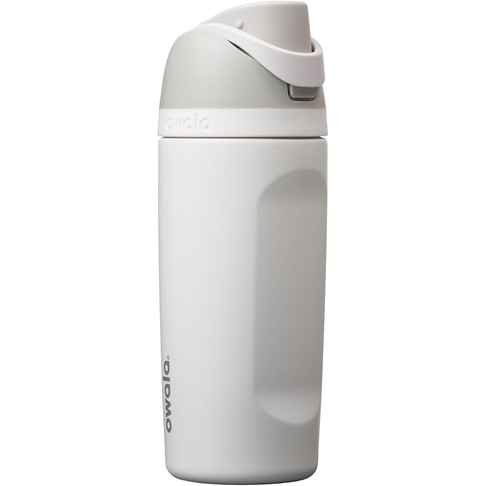 image:imageOwala FreeSip Stainless Steel Water Bottle 32 oz Round We GhostShy Marshmallow