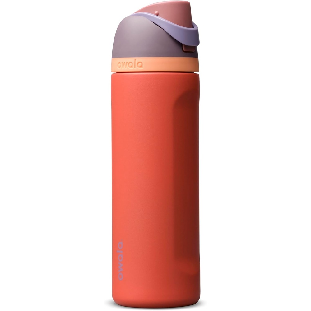 image:imageOwala FreeSip Stainless Steel Water Bottle 32 oz Round We GhostTerracotta Sunset