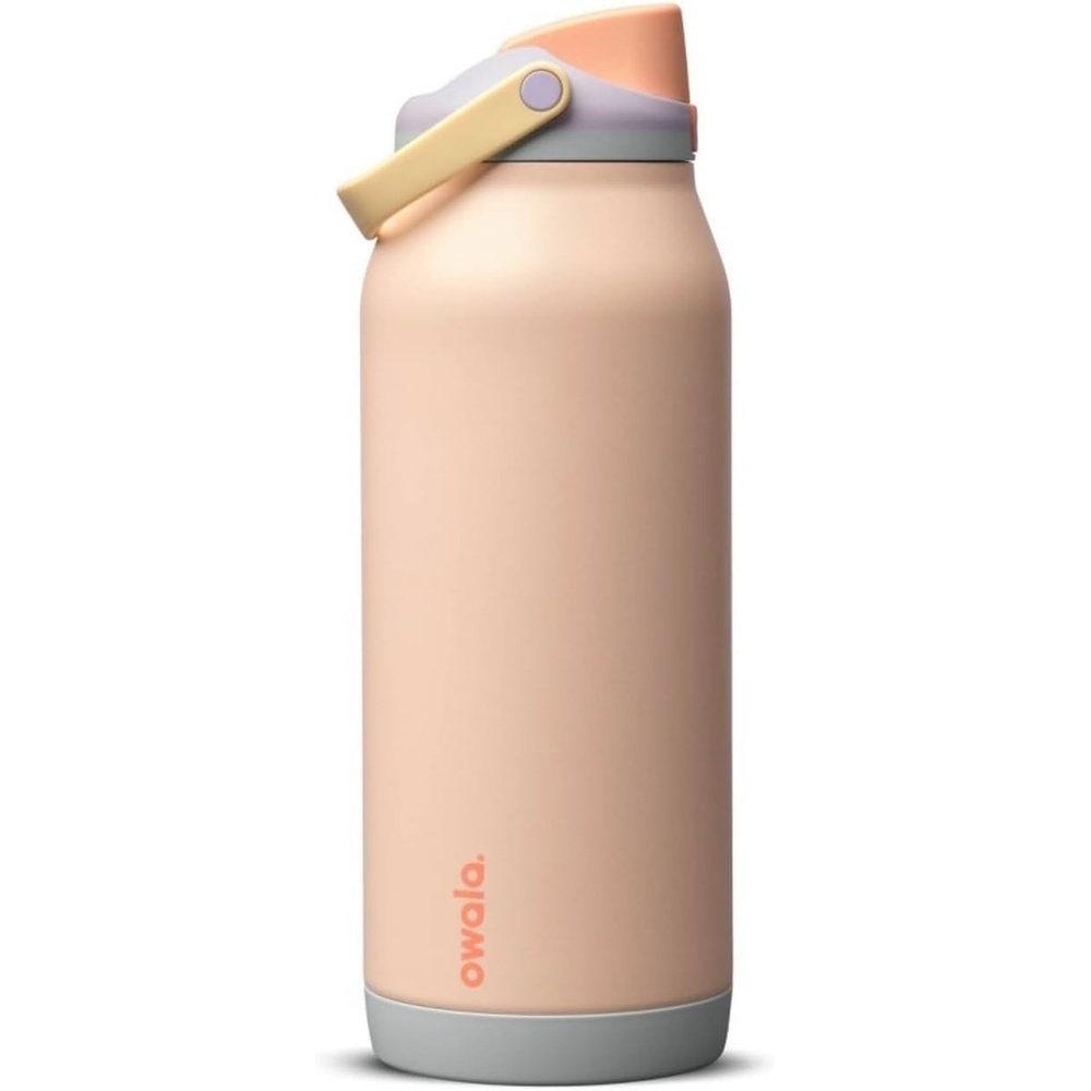 image:imageOwala FreeSip Stainless Steel Water Bottle Sandy Shores 64oz