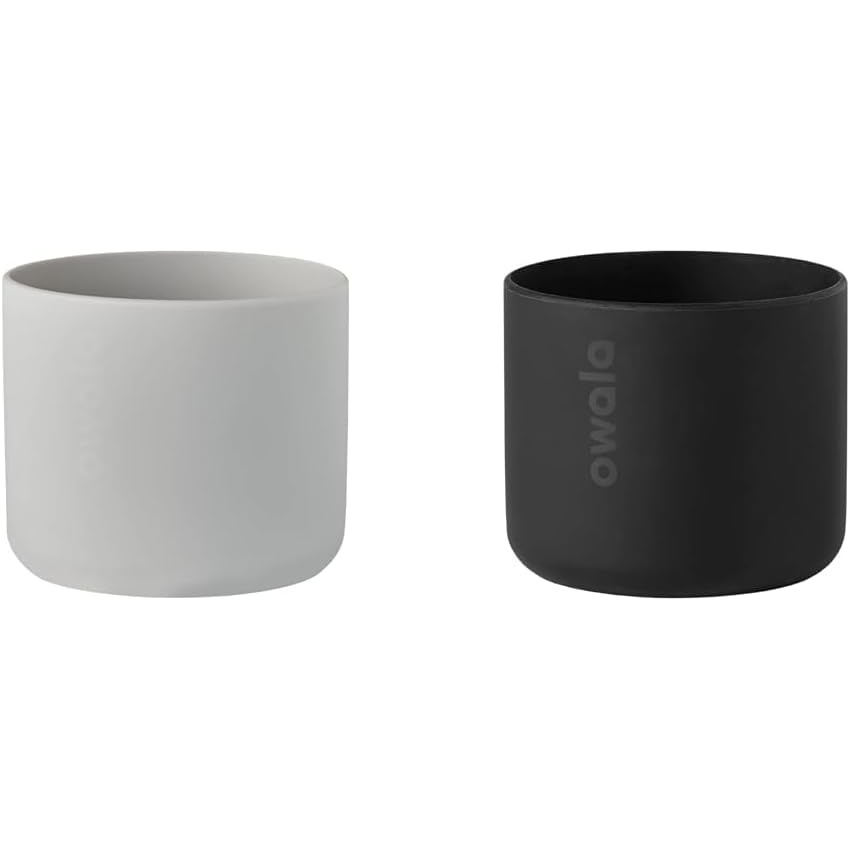 image:imageOwala Silicone Protective Sleeves for 24 Oz amp 32 Oz FreeSip amp Flip Stainless Steel Water Bottles Grey amp Black