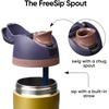 Owala FreeSip Stainless Steel Water Bottle 32 oz Round We Ghost(Bold Move)
