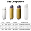 Owala FreeSip Stainless Steel Water Bottle 32 oz Round We Ghost(Bold Move)