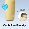 Owala FreeSip Stainless Steel Water Bottle 32 oz Round We Ghost(Butter Half)