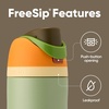 Owala FreeSip Stainless Steel Water Bottle 32 oz Round We Ghost(Camo Cool)