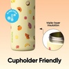 Owala FreeSip Stainless Steel Water Bottle 32 oz Round We Ghost(Just Ripe (Fruit))