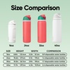 Owala FreeSip Stainless Steel Water Bottle 32 oz Round We Ghost(Strawberry Fields)