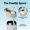 Owala FreeSip Stainless Steel Water Bottle 32 oz Round We Ghost(Summer Sweetness)