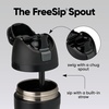 Owala FreeSip Stainless Steel Water Bottle 32 oz Round We Ghost(Very  Very Dark)