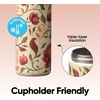 Owala FreeSip Stainless Steel Water Bottle 32 oz Round We Ghost(Woodland Boho)