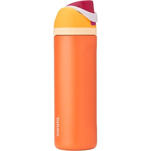 Owala FreeSip Stainless Steel Water Bottle 32 oz Round We Ghost(Citrus Crush)