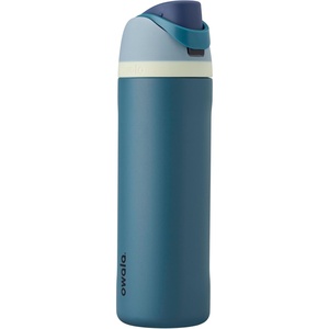 Owala FreeSip Stainless Steel Water Bottle 32 oz Round We Ghost(Denim)
