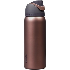 Owala FreeSip Stainless Steel Water Bottle 32 oz Round We Ghost(Desert Smoke)
