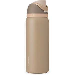 Owala FreeSip Stainless Steel Water Bottle 32 oz Round We Ghost(Down to Earth)